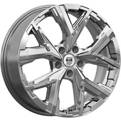 K&K Айона 6.5x18 5*114.3 ET34 DIA66.6 Дарк платинум 