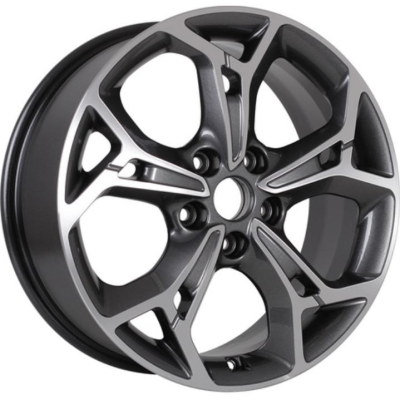 Khomen KHW 1702 7x17 5*110 ET46 DIA63.3 Gray-FP 