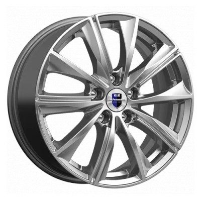 K&K Арнар 7x17 5*108 ET43 DIA67.1 Дарк платинум 