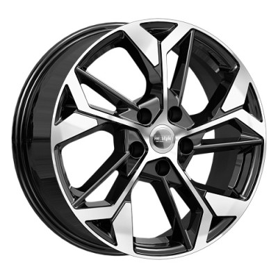 K&K КС1062 6.5x17 5*114.3 ET45 DIA60.1 Алмаз черный 