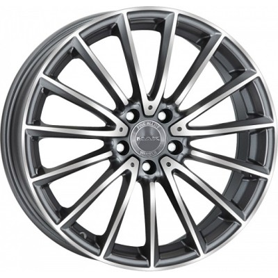 MAK Komet 7.5x17 5*112 ET40 DIA66.6 Gunmetal Mirror Face 