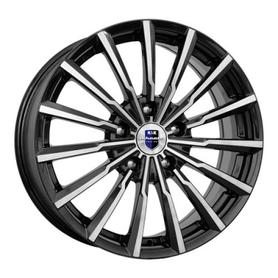 K&K Акцент 7x17 5*112 ET38 DIA66.6 Алмаз черный 