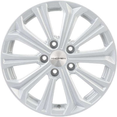 Khomen KHW 1610 6.5x16 5*108 ET50 DIA63.3 F-Silver 