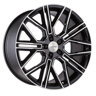 Khomen KHW 2101 9.5x21 5*120 ET45.5 DIA62.5 Black-FP