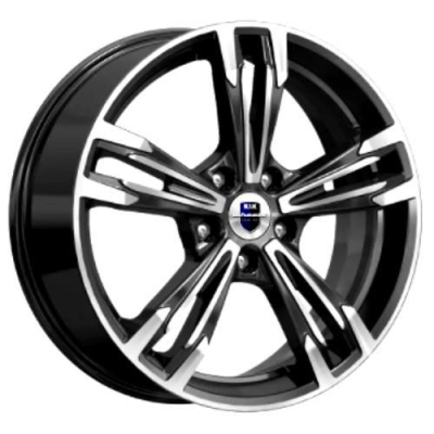 K&K Karrera Light 7x18 5*114.3 ET37 DIA66.6 Алмаз черный 