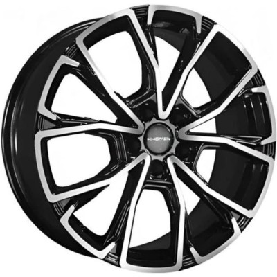 Khomen KHW 1907 7.5x19 5*114.3 ET45 DIA66.1 Black-FP 