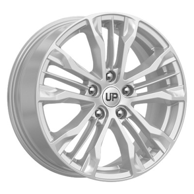 Wheels UP UP106 7x17 5*114.3 ET45 DIA66.1 Silver Classic 