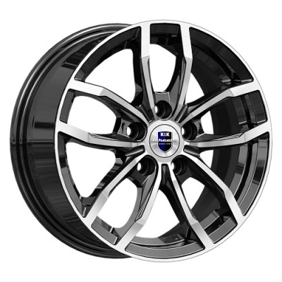 K&K Фрост 6.5x15 5*100 ET38 DIA57.1 Алмаз черный 
