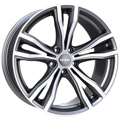 MAK X-Mode 9.5x21 5*112 ET37 DIA66.6 Gunmetal Mirror Face  - «ПСС ПРО»