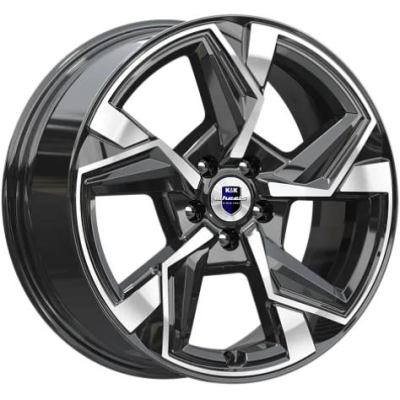 K&K Кайан 7.5x18 5*112 ET37 DIA66.6 Алмаз черный 