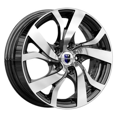 K&K Палермо 6.5x16 5*105 ET38 DIA56.6 Алмаз черный 