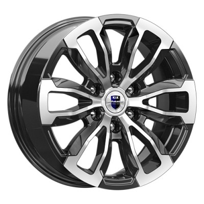 K&K Меконг 7.5x18 6*139.7 ET25 DIA106.1 Алмаз черный 