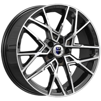 K&K Вудроф 7x18 5*112 ET46 DIA66.6 Алмаз черный 