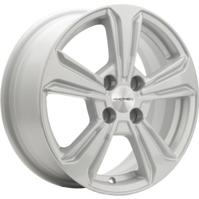 Khomen KHW 1502 6x15 4*100 ET48 DIA54.1 F-Silver 
