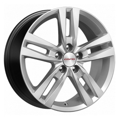 K&K Rassvet 6.5x16 5*105 ET38 DIA56.6 Сильвер 