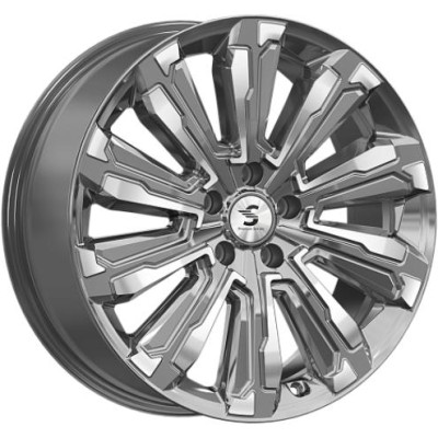 K&K Humber 8x20 5*114.3 ET30 DIA60.1 Diamond gloss graphite 