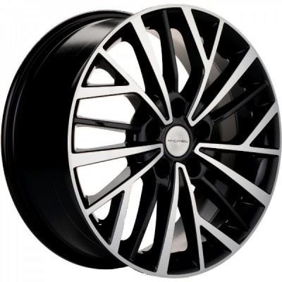 Khomen KHW 1717 7x17 5*114.3 ET48.5 DIA67.1 Black-FP 