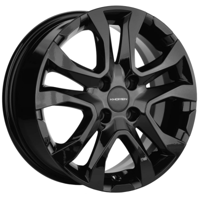 Khomen KHW 1503 6x15 4*100 ET40 DIA60.1 Black 