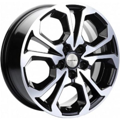Khomen KHW 1711 6.5x17 5*108 ET43 DIA65.1 Black-FP 
