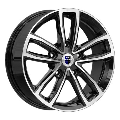 K&K Каланг 6.5x17 5*108 ET33 DIA60.1 Алмаз черный 
