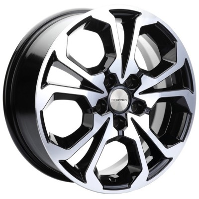 Khomen KHW 1711 6.5x17 5*114.3 ET45 DIA54.1 Black-FP 