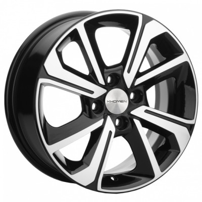 Khomen KHW 1501 6x15 4*100 ET45 DIA56.6 Black-FP 