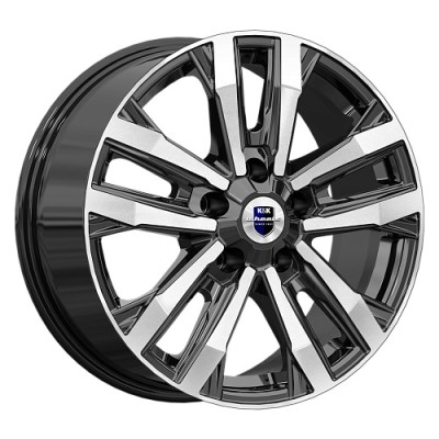K&K Мичиган 8x18 5*130 ET43 DIA84.1 Алмаз черный 