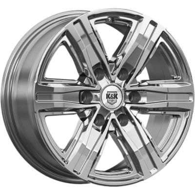 K&K R8 7.5x17 6*127 ET45 DIA77.8 Дарк платинум 