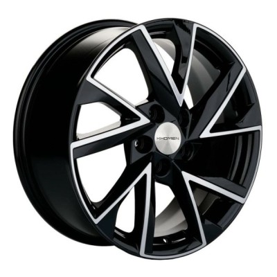 Khomen KHW 1714 7x17 5*112 ET45 DIA57.1 Black-FP 