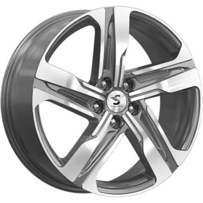 K&K КР004 7.5x19 5*114.3 ET53 DIA67.1 Diamond gloss graphite 