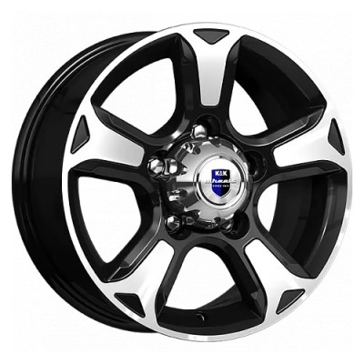 K&K Атлант 7x16 5*139.7 ET35 DIA108.6 Алмаз черный 
