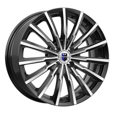 K&K Акцент 5.5x14 4*100 ET43 DIA60.1 Алмаз черный 