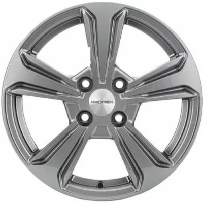 Khomen KHW 1502 6x15 4*100 ET48 DIA54.1 Gray 