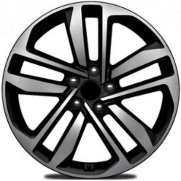 Khomen KHW 1612 6.5x16 5*100 ET39 DIA57.1 Black-FP 