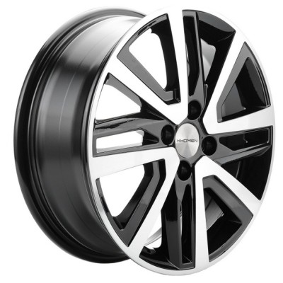 Khomen KHW 1609 6x16 4*100 ET47 DIA56.6 Black-FP 