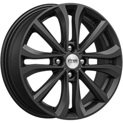 iFree Панган 6x16 4*100 ET45 DIA60.1 Блэк мэт  - «ПСС ПРО»