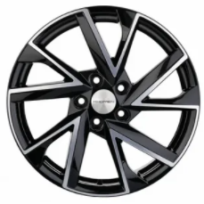 Khomen KHW 1714 7x17 5*108 ET40 DIA60.1 Black-FP 