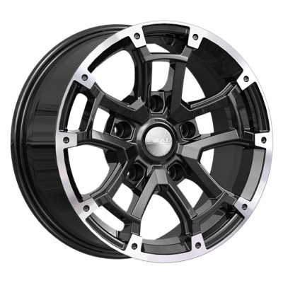Скад Барахас 7x16 5*139.7 ET15 DIA98.5 Алмаз 