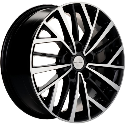 Khomen KHW 1717 7x17 5*114.3 ET37 DIA66.6 Black-FP 