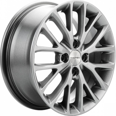 Khomen KHW 1506 6x15 4*100 ET50 DIA60.1 G-Silver 