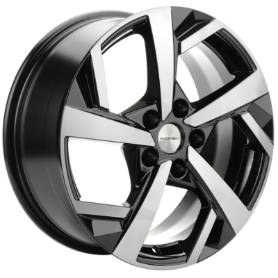Khomen KHW 1712 7x17 5*114.3 ET53 DIA67.1 Black-FP 