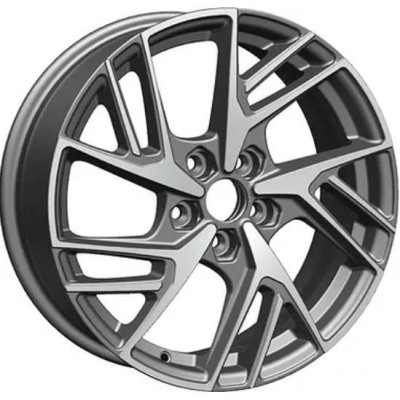 Khomen KHW 1722 6.5x17 5*114.3 ET45 DIA67.1 Gray-FP 