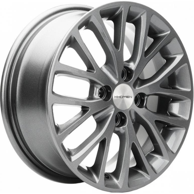 Khomen KHW 1506 6x15 4*100 ET40 DIA60.1 Gray 