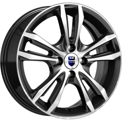 K&K Samara 6x16 4*100 ET49 DIA54.1 Алмаз черный 