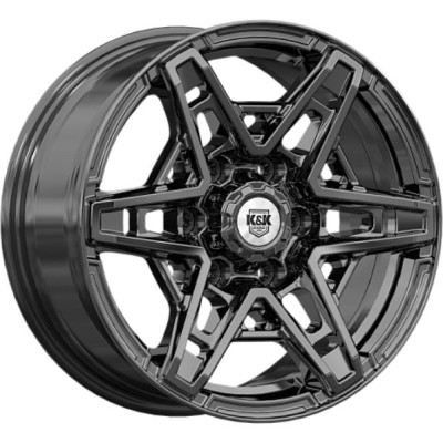 K&K Блэкберн 8x17 6*139.7 ET36 DIA100.1 Черный 