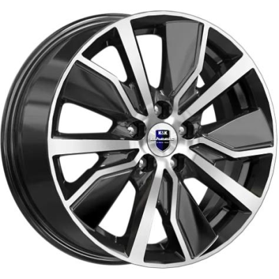 K&K Гамбит 6.5x16 5*105 ET38 DIA56.6 Алмаз черный 