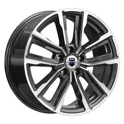 K&K Лацио 7.5x17 5*114.3 ET45 DIA66.1 Алмаз черный 