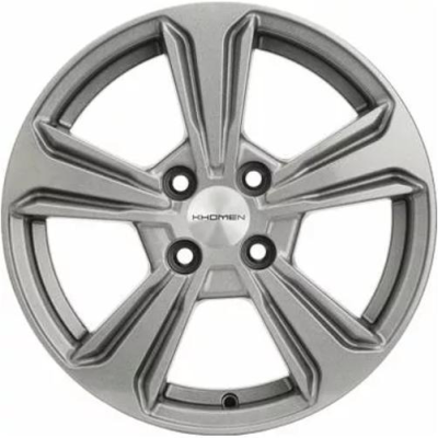 Khomen KHW 1502 6x15 4*100 ET45 DIA54.1 G-Silver 