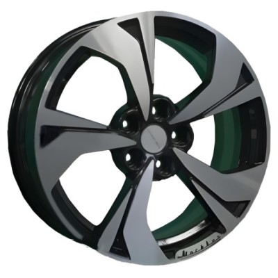 Khomen KHW 1724 7x17 5*114.3 ET45 DIA60.1 Black-FP 