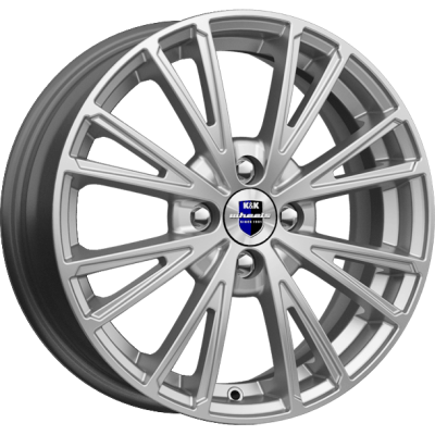 K&K Меандр 6x16 4*100 ET41 DIA60.1 Сильвер 